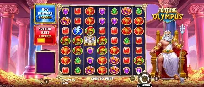 フォーチュンオブオリンパスのベースゲーム