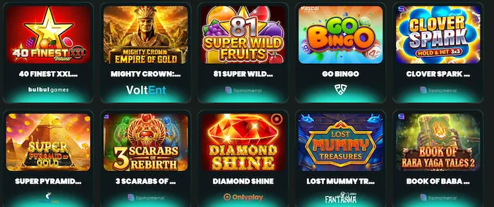ベットゴートのスロットゲーム