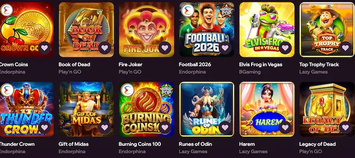 グッドデイフォープレイカジノのスロットゲーム